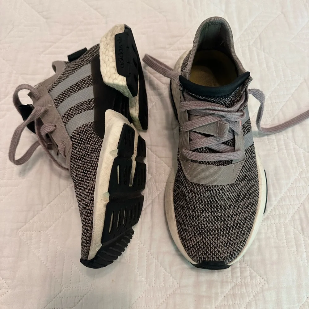 adidas Womens Pod-S3.1 Lace Up Sneakers Shoes Casual - Grey - Picture 11 of 14